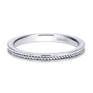 Gabriel Fashion 14 Karat Stackable Stackable Ladies' Ring LR5678W4JJJ