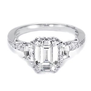 Tacori Dantela Platinum Engagement Ring 2628ECP