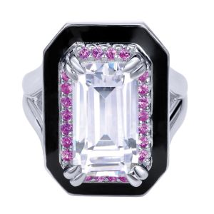 Gabriel Fashion Silver Art Nouveau Ladies' Ring LR50311E8SVJMC