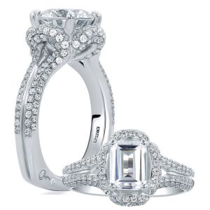 A.JAFFE 14 Karat Signature Engagement Ring MES683