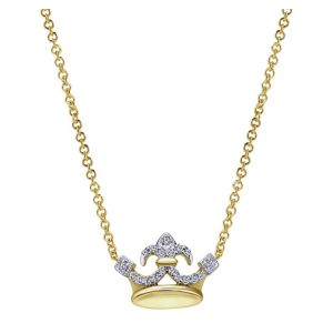 Gabriel Fashion 14 Karat Princess Chain Necklace NK4634Y45JJ