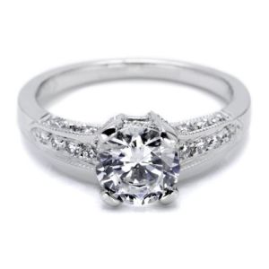 Tacori 18 Karat Simply Tacori Engagement Ring BA4190