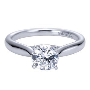 Gabriel Platinum Contemporary Engagement Ring ER7894PTJJJ