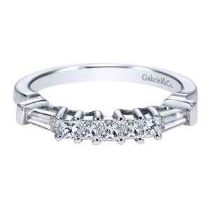 Gabriel 14 Karat Contemporary Wedding Band WB3693W44JJ