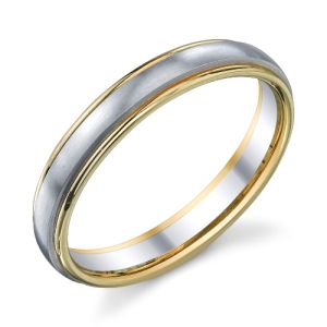 273278 Christian Bauer Platinum & 18 Karat Wedding Ring / Band