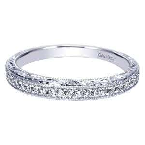 Gabriel 14 Karat Victorian Wedding Band WB9041W44JJ