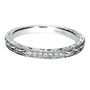 Gabriel 14 Karat Victorian Wedding Band WB9202W44JJ