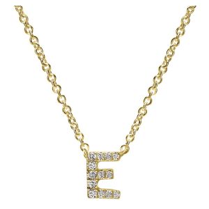 Gabriel Fashion 14 Karat Initial Initial Necklace NK4577E-Y45JJ