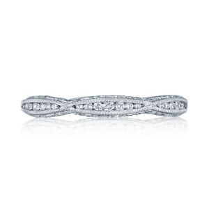 Tacori 2645B12 18 Karat Classic Crescent Diamond Wedding Ring
