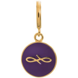 Endless Jewelry Violet Endless Coin Gold Plated Charm 53345-4