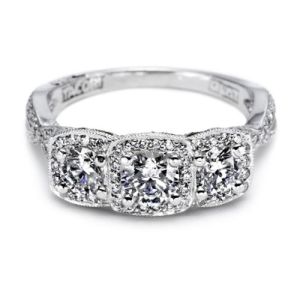 Simply Tacori Platinum Diamond Engagement Ring 2572