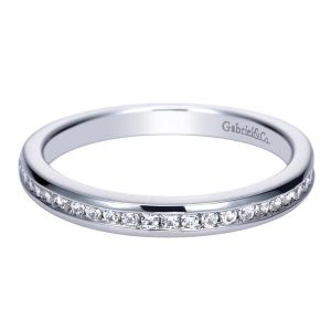 Gabriel 14 Karat Contemporary Wedding Band WB8721W44JJ