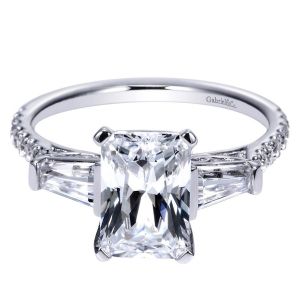 Gabriel 14 Karat Contemporary Engagement Ring ER9047W44JJ