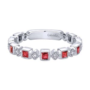Gabriel Fashion 14 Karat Stackable Stackable Ladies' Ring LR4912W44RA