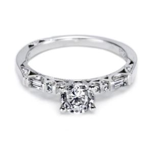 Tacori Platinum Simply Tacori Solitaire Engagement Ring 2585RD55