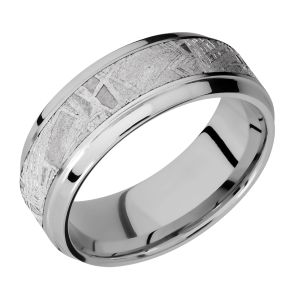 Lashbrook 8B15(S)/METEORITE Titanium Wedding Ring or Band