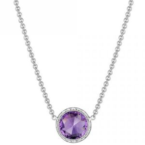 SN15301 Tacori 18k925 Lilac Blossoms Necklace Silver & Gold