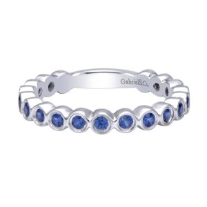 Gabriel Fashion 14 Karat Stackable Stackable Ladies' Ring LR4571W4JSA