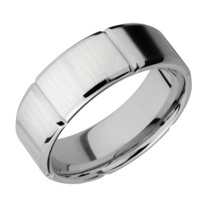 Lashbrook 8B6SEG Titanium Wedding Ring or Band
