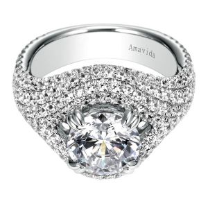 Gabriel 18 Karat Contemporary Engagement Ring ER8339W83JJ