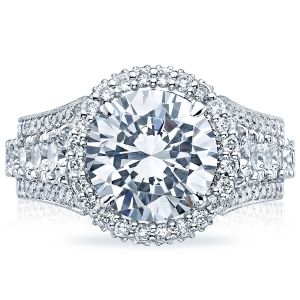 HT2613RD10 Platinum Tacori RoyalT Engagement Ring
