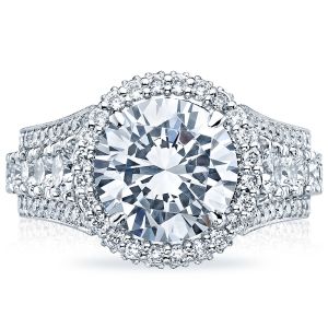 HT2613RD10 Platinum Tacori RoyalT Engagement Ring