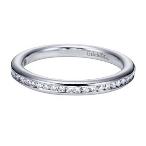 Gabriel 14 Karat Contemporary Wedding Band WB6674W44JJ