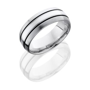 Lashbrook 8D12A-SS Satin Titanium Wedding Ring or Band