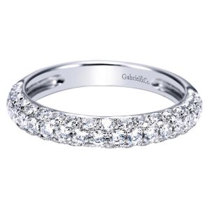 Gabriel 14 Karat Contemporary Wedding Band WB4199W44JJ