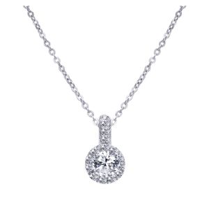 Gabriel Fashion 14 Karat Lusso Diamond Necklace NK1343W44JJ