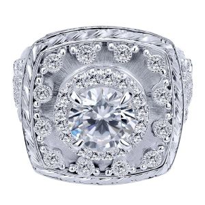 Gabriel 18 Karat Victorian Engagement Ring ER8462W83JJ