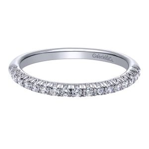 Gabriel 14 Karat Contemporary Wedding Band WB10909W44JJ