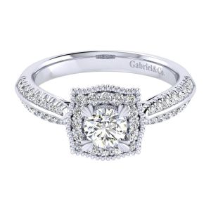 Gabriel 14 Karat Perfect Match Engagement Ring ER002A2AAW44JJ