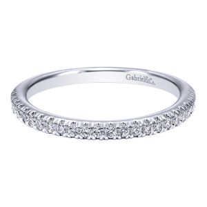 Gabriel 14 Karat Contemporary Wedding Band WB10164W44JJ