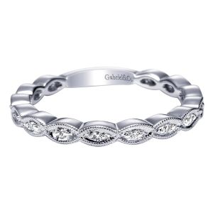 Gabriel 14 Karat Victorian Wedding Band WB4157W44JJ