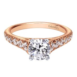 Gabriel 14 Karat Contemporary Engagement Ring ER8259T44JJ