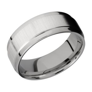 Lashbrook 8FGEW Titanium Wedding Ring or Band