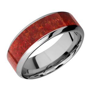 Lashbrook 8HB15/MOSAIC Titanium Wedding Ring or Band