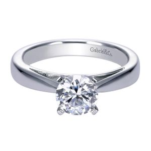 Gabriel 14 Karat Contemporary Engagement Ring ER8132W4JJJ