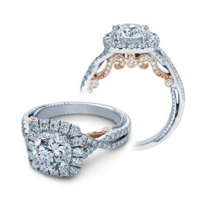Verragio Insignia-7086CU-TT Platinum Engagement Ring