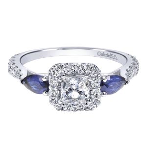 Gabriel 14 Karat Contemporary Engagement Ring ER911872S2W44SA