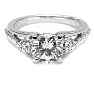 Tacori Platinum Simply Tacori Engagement Ring 2633RD75
