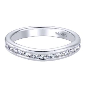 Gabriel 14 Karat Contemporary Wedding Band WB9719W44JJ