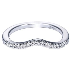 Gabriel 14 Karat Contemporary Wedding Band WB5866W44JJ