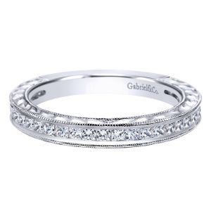 Gabriel 14 Karat Victorian Wedding Band WB8810W44JJ