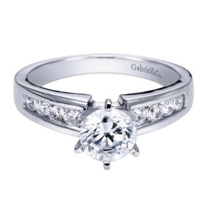 Gabriel 14 Karat Contemporary Engagement Ring ER2200W44JJ