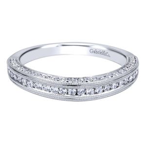 Gabriel 14 Karat Victorian Wedding Band WB911798R0W44JJ