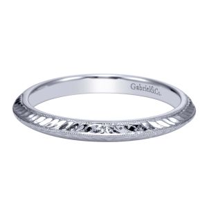 Gabriel 14 Karat Victorian Wedding Band WB8709W4JJJ