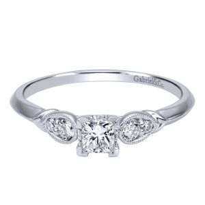 Gabriel 14 Karat Victorian Engagement Ring ER911731S1W44JJ
