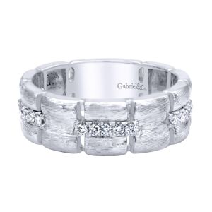 Gabriel Fashion 14 Karat Stackable  Ladies' Ring LR6322W45JJ